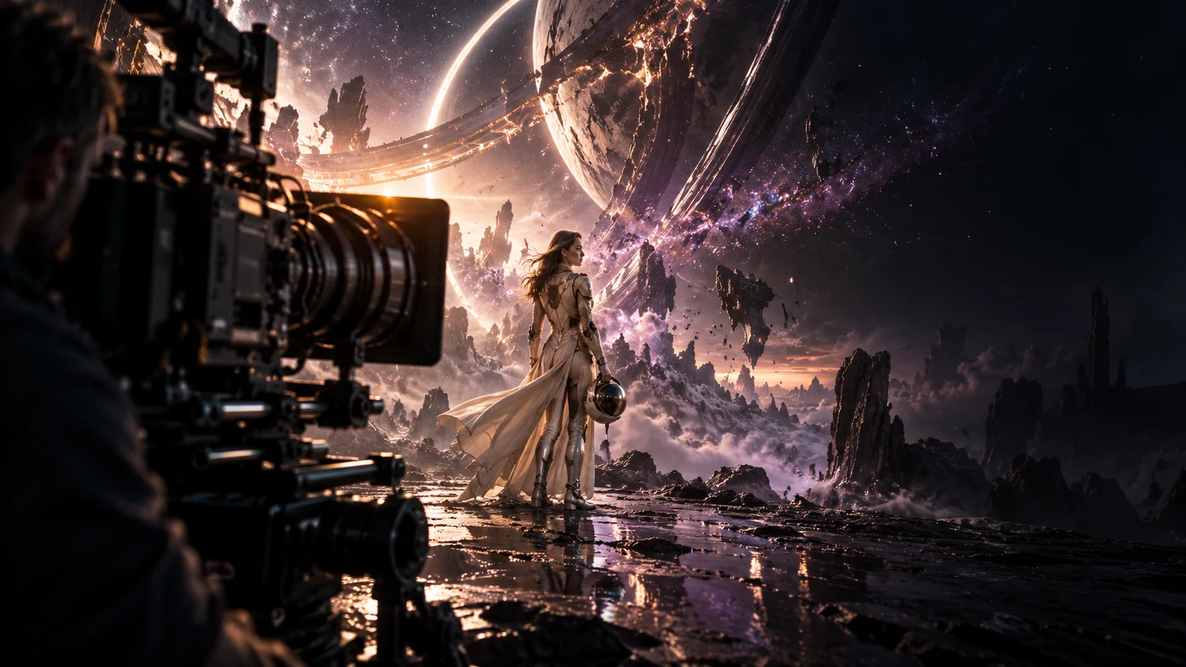A cinematic science fiction world